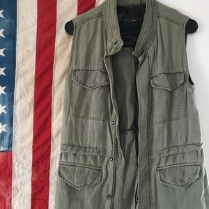 Sanctuary army green vest